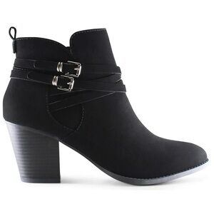 Marco republic ankle boots chunk heel black new in box 6 m
